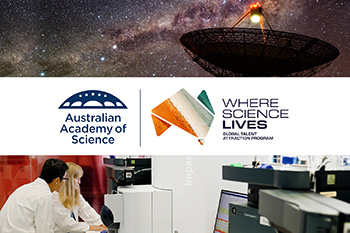 A graphic with the Academy logo and logo for the new program